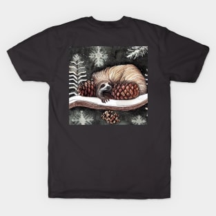 Lazy Christmas, sloth T-Shirt